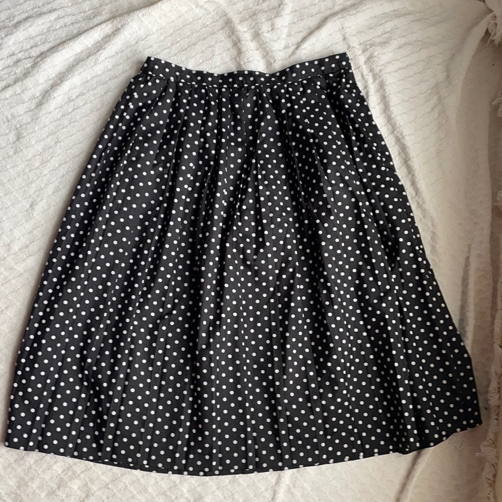 Vintage Leslie Fay Polka Dot Skirt